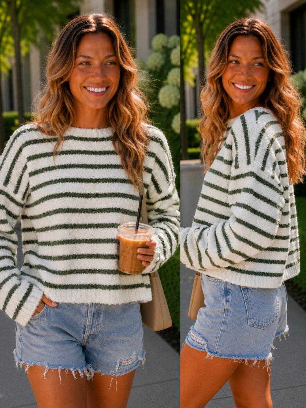 Aurora Striped Knit Sweater | Women's Winter Style | Casual Warm Top